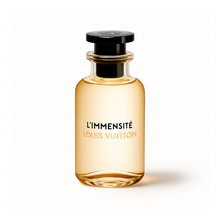 Louis Vuitton L’Immensité Sample full bottle image on white background – Sample this fragrance at Scent Suave