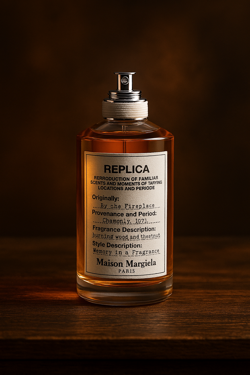 Replica By The Fireplace Sample fragrance bottle display – Try a decant from Scent Suave