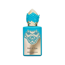 Stephane Humbert Lucas God of Fire Sample full bottle image on white background – Sample this fragrance at Scent Suave