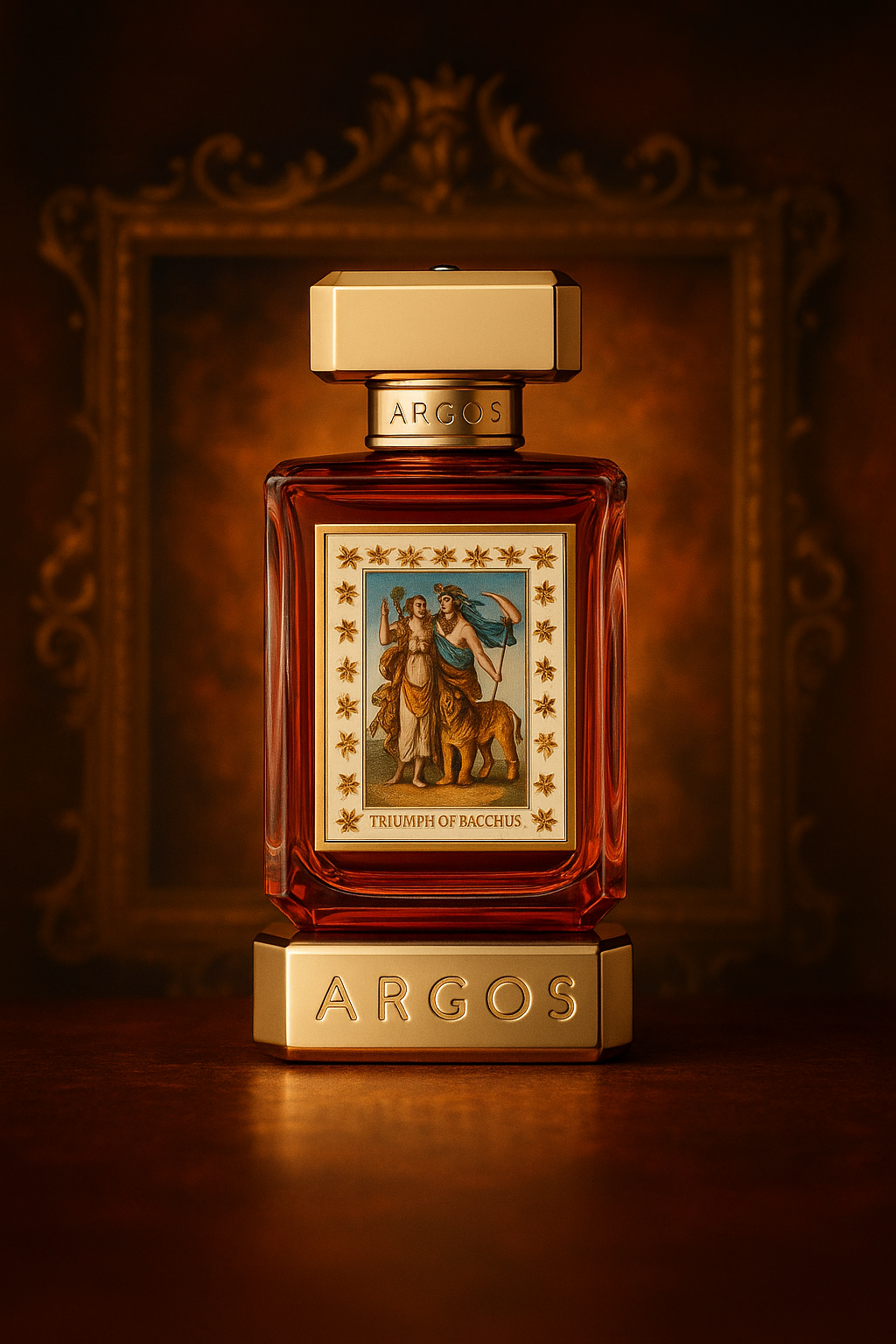 Argos Triumph of Bacchus Extrait de Parfum Sample fragrance bottle display – Try a decant from Scent Suave