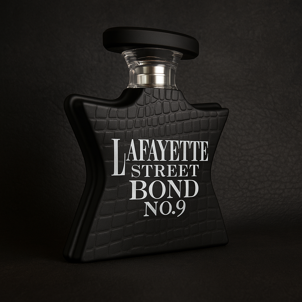 Bond No. 9 Lafayette Street Sample fragrance bottle display – Try a decant from Scent Suave