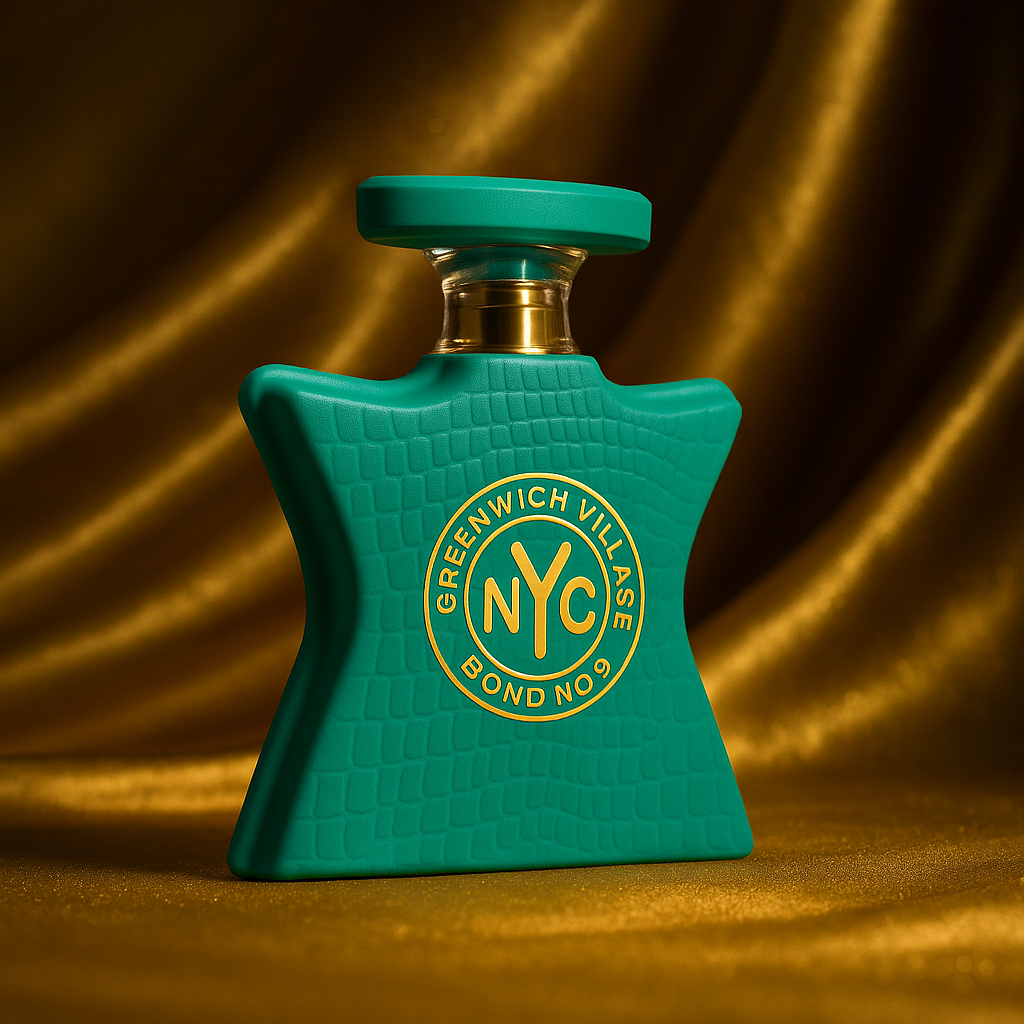 Bond No. 9 Greenwich Village Sample fragrance bottle display – Try a decant from Scent Suave