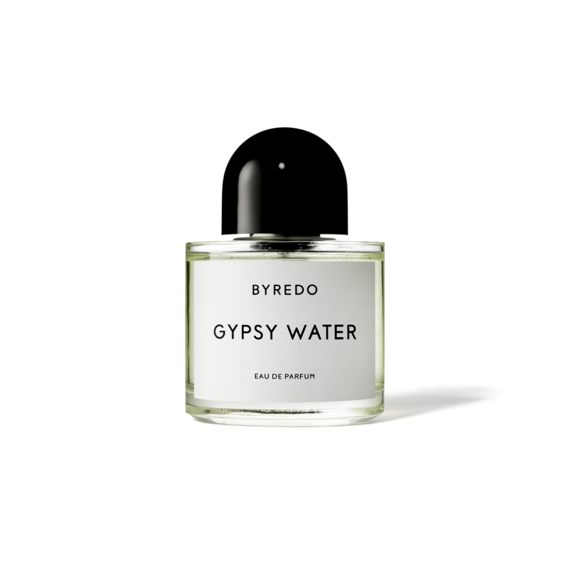 Byredo Gypsy Water Sample full bottle image on white background – Sample this fragrance at Scent Suave