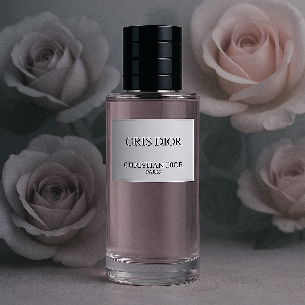 Christian Dior Gris Dior Sample fragrance bottle display – Try a decant from Scent Suave