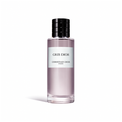 Christian Dior Gris Dior Sample full bottle image on white background – Sample this fragrance at Scent Suave