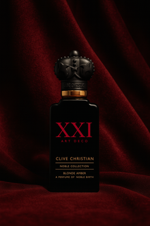 Clive Christian Blonde Amber Sample fragrance bottle display – Try a decant from Scent Suave