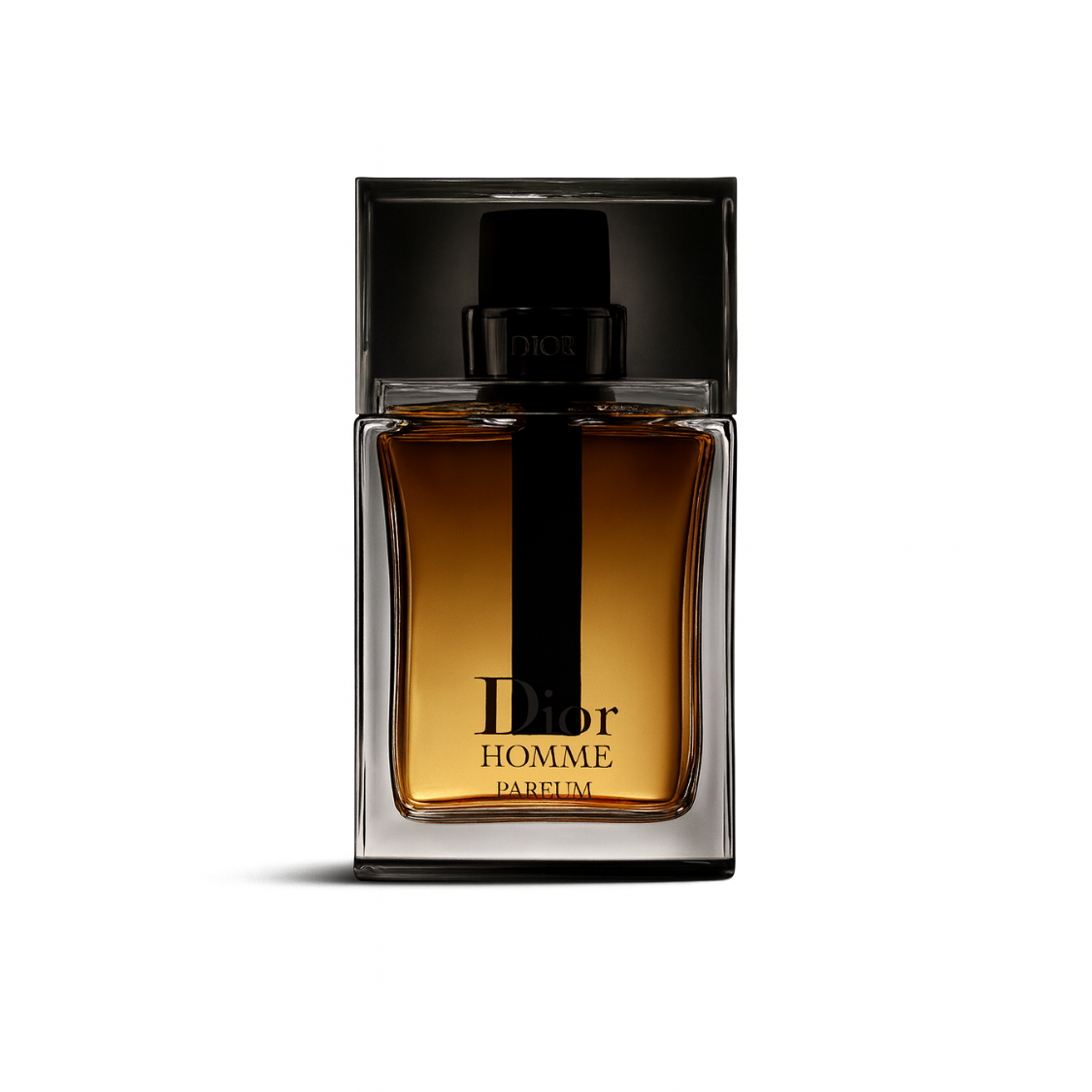 Dior Homme Parfum Sample (Discontinued) full bottle image on white background – Sample this fragrance at Scent Suave