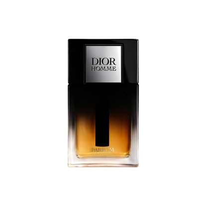 Dior Homme Parfum 2025 Sample full bottle image on white background – Sample this fragrance at Scent Suave