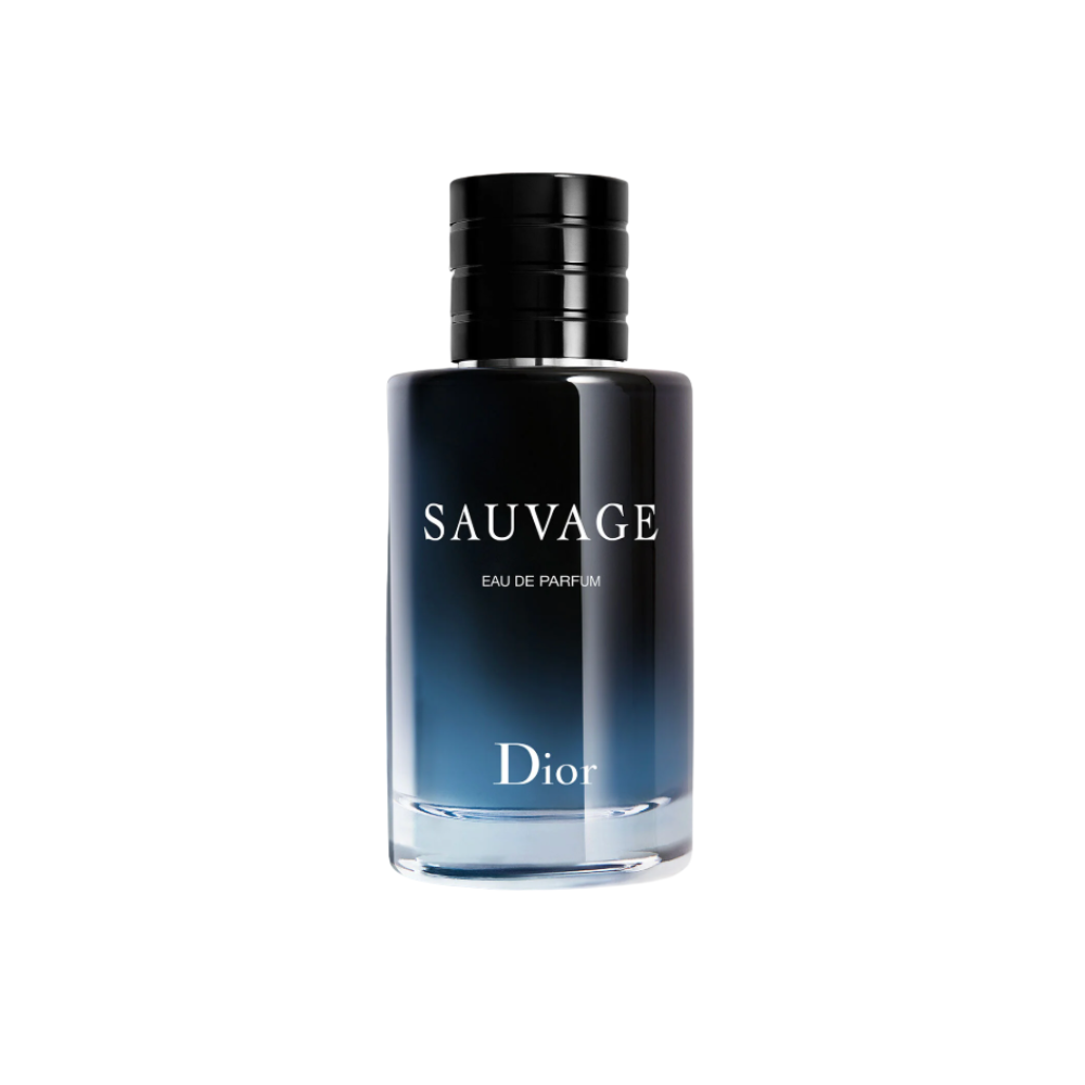 Dior Sauvage EDP Sample full bottle image on white background – Sample this fragrance at Scent Suave