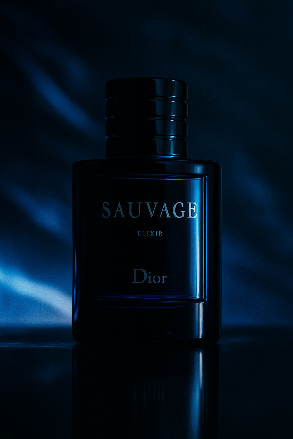 Dior Sauvage Elixir Sample fragrance bottle display – Try a decant from Scent Suave