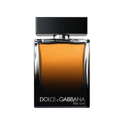 Dolce & Gabbana The One Eau de Parfum 100ml bottle front view with sleek amber gradient design