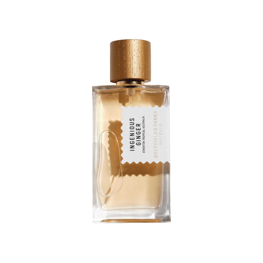 Goldfield and Banks Ingenious Ginger Sample full bottle image on white background – Sample this fragrance at Scent Suave