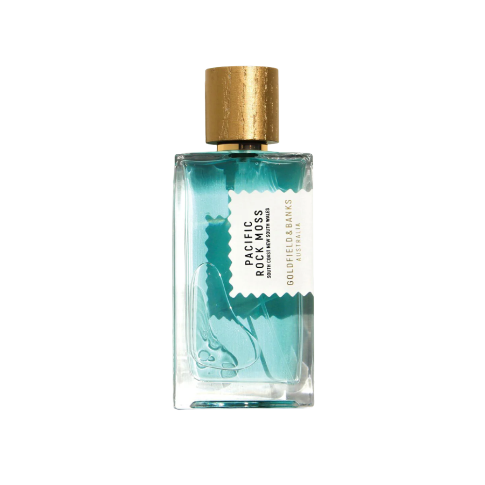 Goldfield and Banks Pacific Rock Moss Sample full bottle image on white background – Sample this fragrance at Scent Suave