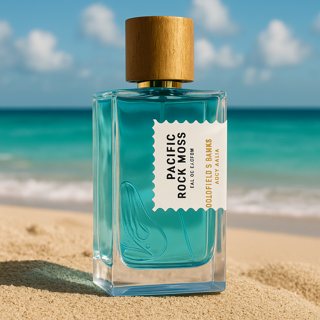 Goldfield and Banks Pacific Rock Moss Sample fragrance bottle display – Try a decant from Scent Suave