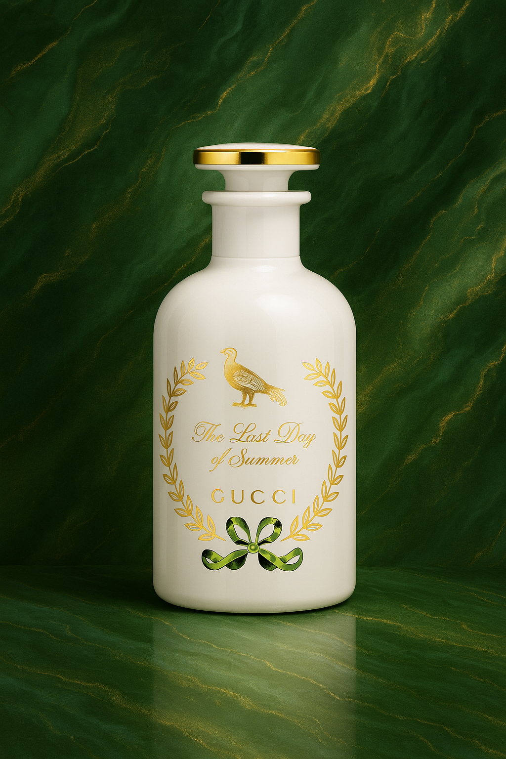 Gucci The Last Day of Summer Sample fragrance bottle display – Try a decant from Scent Suave