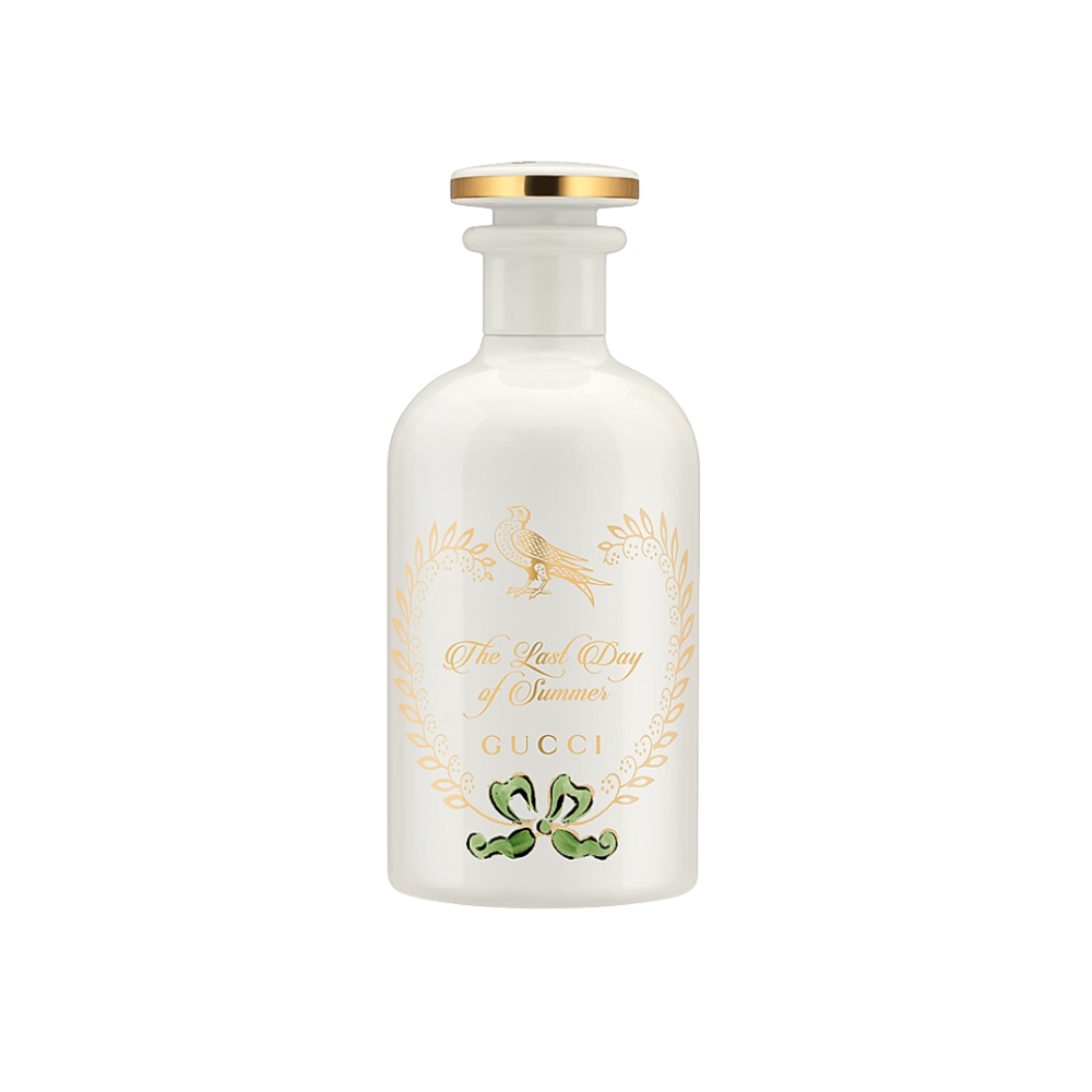 Gucci The Last Day of Summer Sample full bottle image on white background – Sample this fragrance at Scent Suave