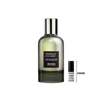 Hugo Boss The Collection Vigorous Cologne Sample full bottle image on white background – Sample this fragrance at Scent Suave