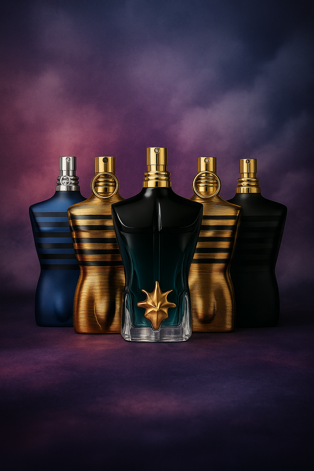 JPG Discovery Pack fragrance bottle display – Try a decant from Scent Suave