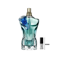 Jean Paul Gaultier Le Beau Flower Edition Sample full bottle image on white background – Sample this fragrance at Scent Suave