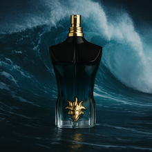 Jean Paul Gaultier Le Beau Le Parfum Sample fragrance bottle display – Try a decant from Scent Suave