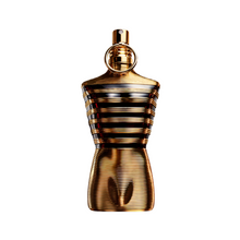 Jean Paul Gaultier Le Male Elixir Sample full bottle image on white background – Sample this fragrance at Scent Suave
