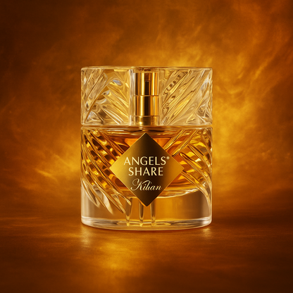 Kilian Angels Share Sample fragrance bottle display – Try a decant from Scent Suave
