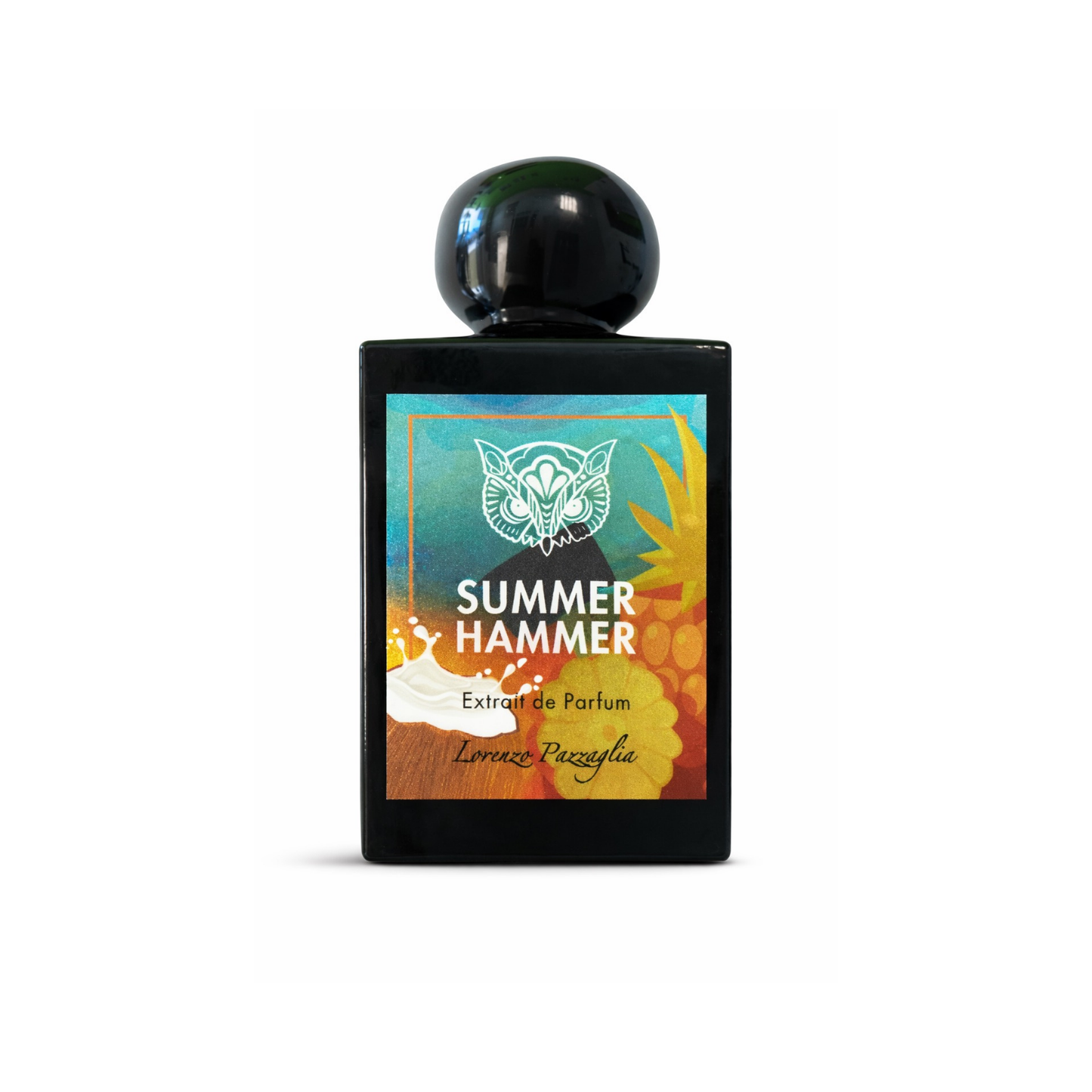 Lorenzo Pazzaglia Summer Hammer Extrait de Parfum bottle isolated on white background