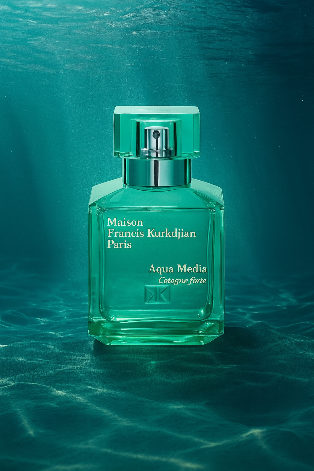 Maison Francis Kurkdjian Aqua Media Sample fragrance bottle display – Try a decant from Scent Suave