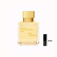 Maison Francis Kurkdjian Gentle Fluidity Gold perfume bottle on a white background