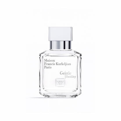 Maison Francis Kurkdjian Gentle Fluidity Silver bottle on a white background