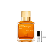 Maison Francis Kurkdjian Grand Soir Sample full bottle image on white background – Sample this fragrance at Scent Suave