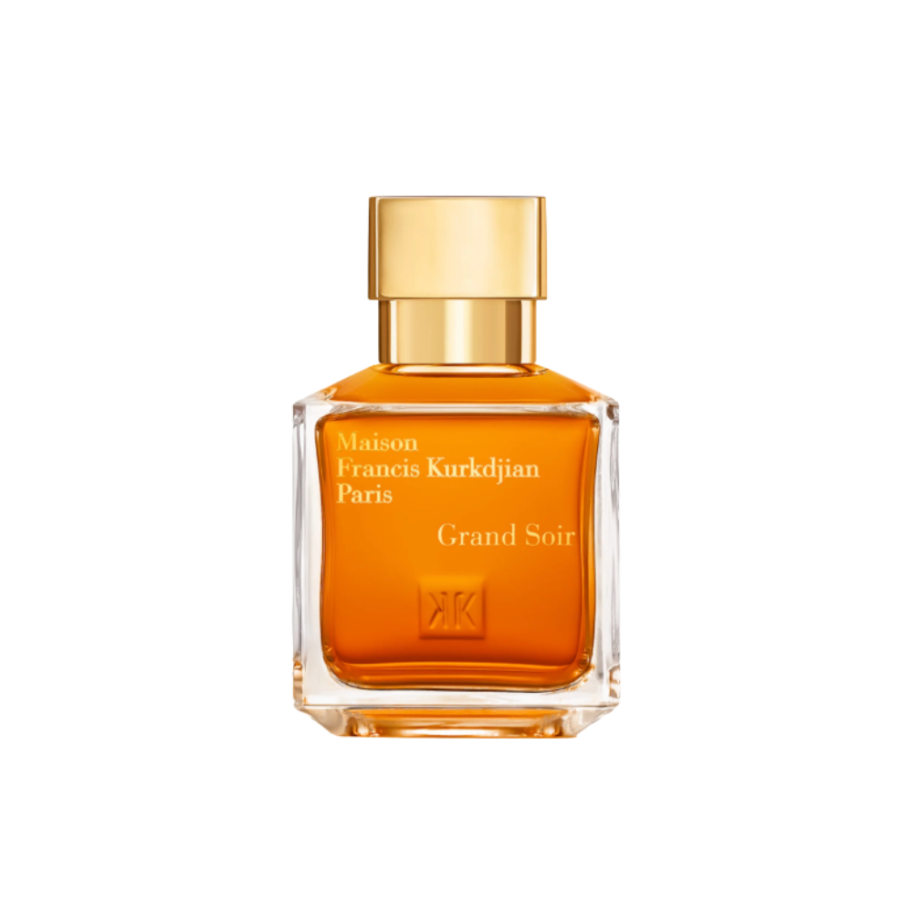 Maison Francis Kurkdjian Grand Soir Sample full bottle image on white background – Sample this fragrance at Scent Suave