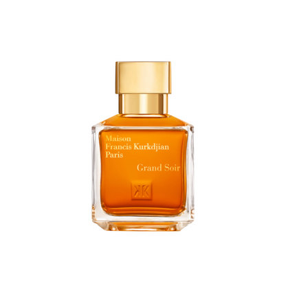Maison Francis Kurkdjian Grand Soir Sample full bottle image on white background – Sample this fragrance at Scent Suave