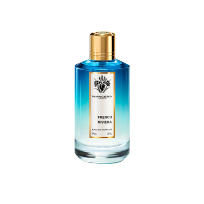 Mancera French Riviera Eau de Parfum bottle – clean product photo for fragrance sample listing