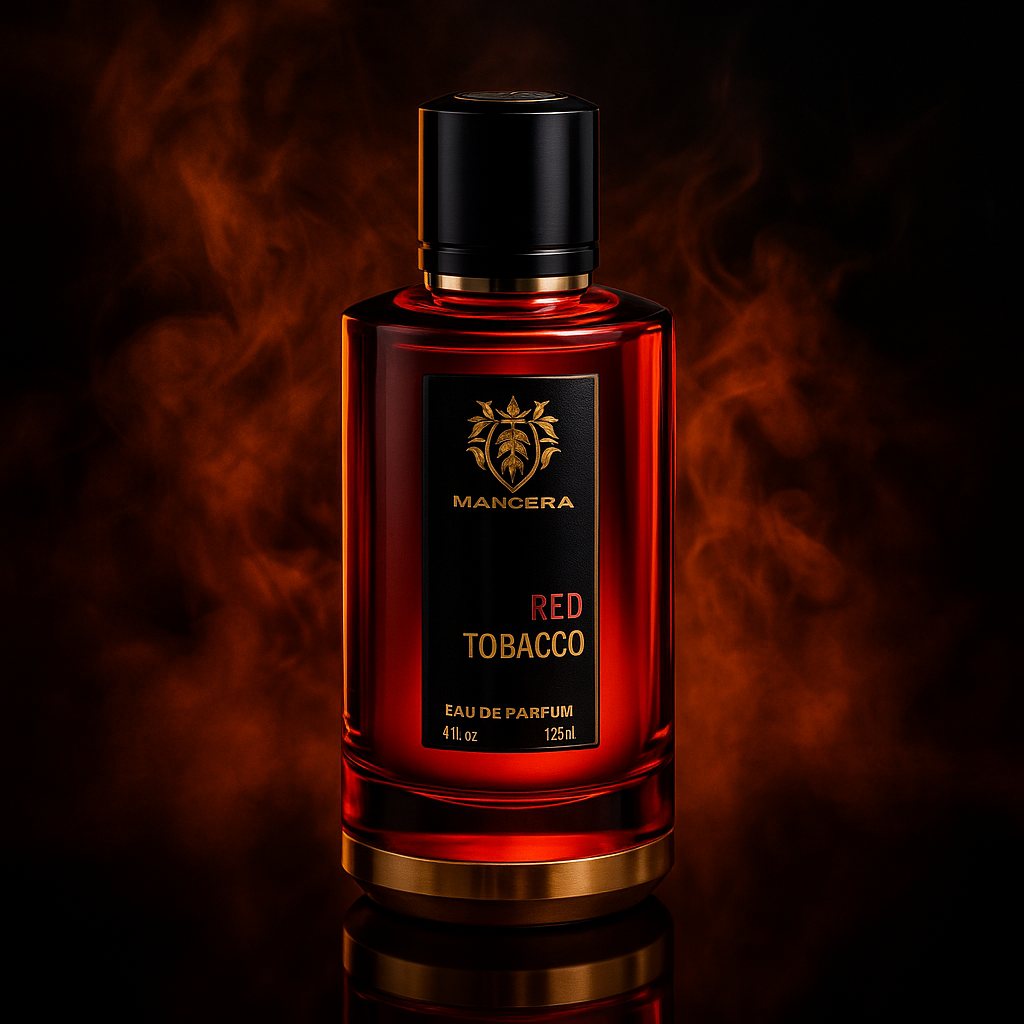 Mancera Red Tobacco Sample fragrance bottle display – Try a decant from Scent Suave
