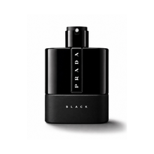Prada Luna Rossa Black EDP men's fragrance bottle on white background