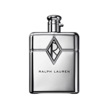 Ralph Lauren Ralph's Club New York fragrance bottle with chrome finish on white background