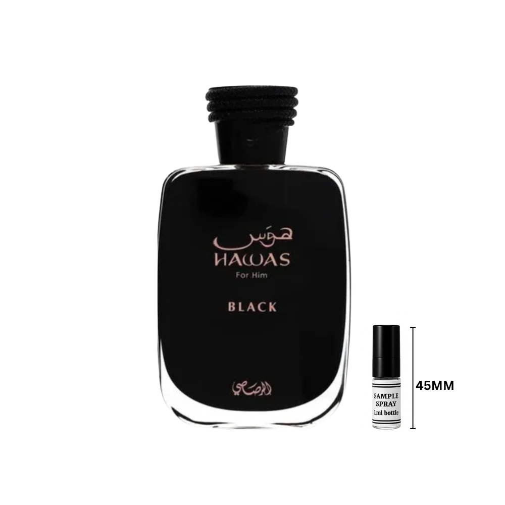 Rasasi Hawas Black Sample