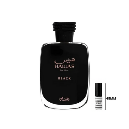 Rasasi Hawas Black Sample