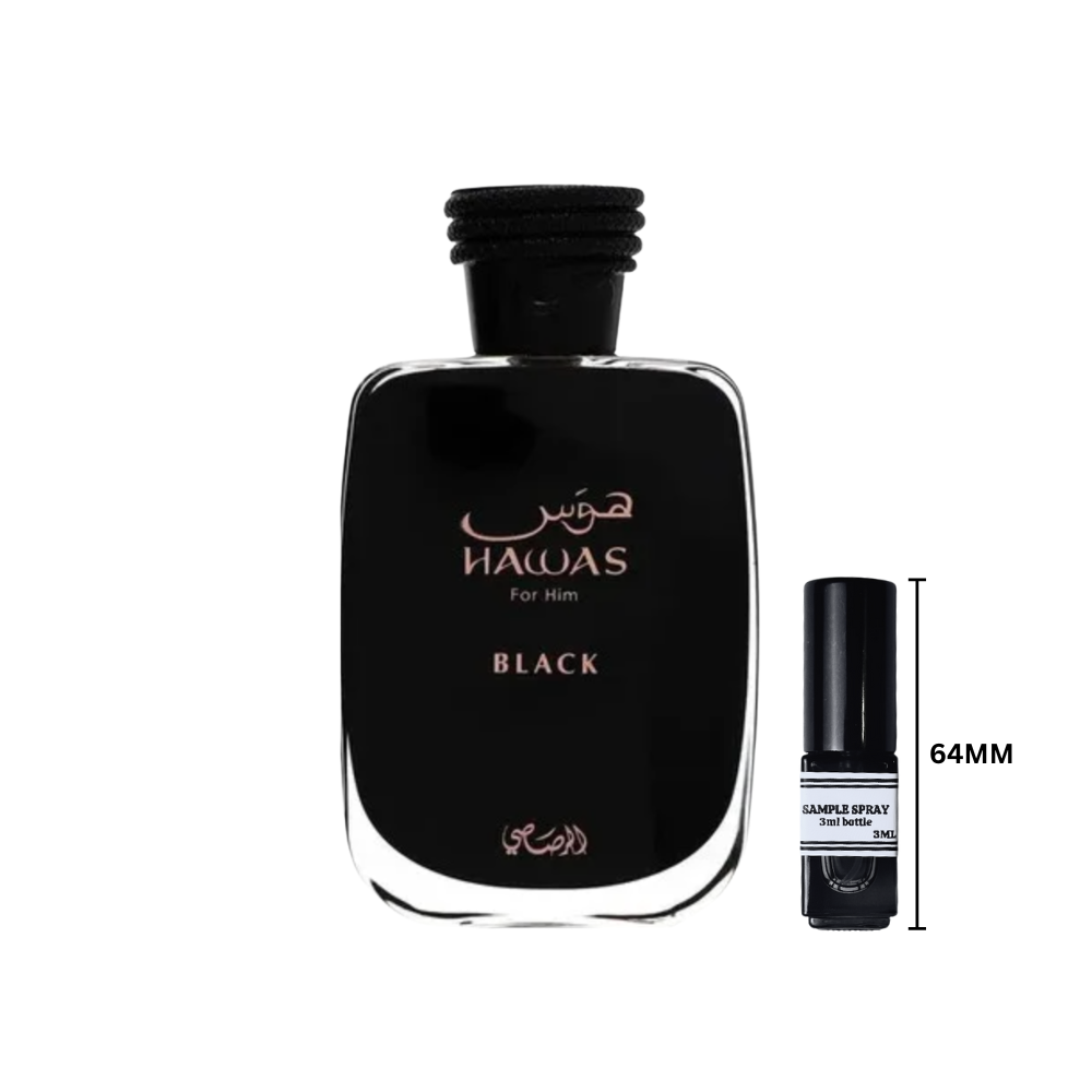 Rasasi Hawas Black Sample