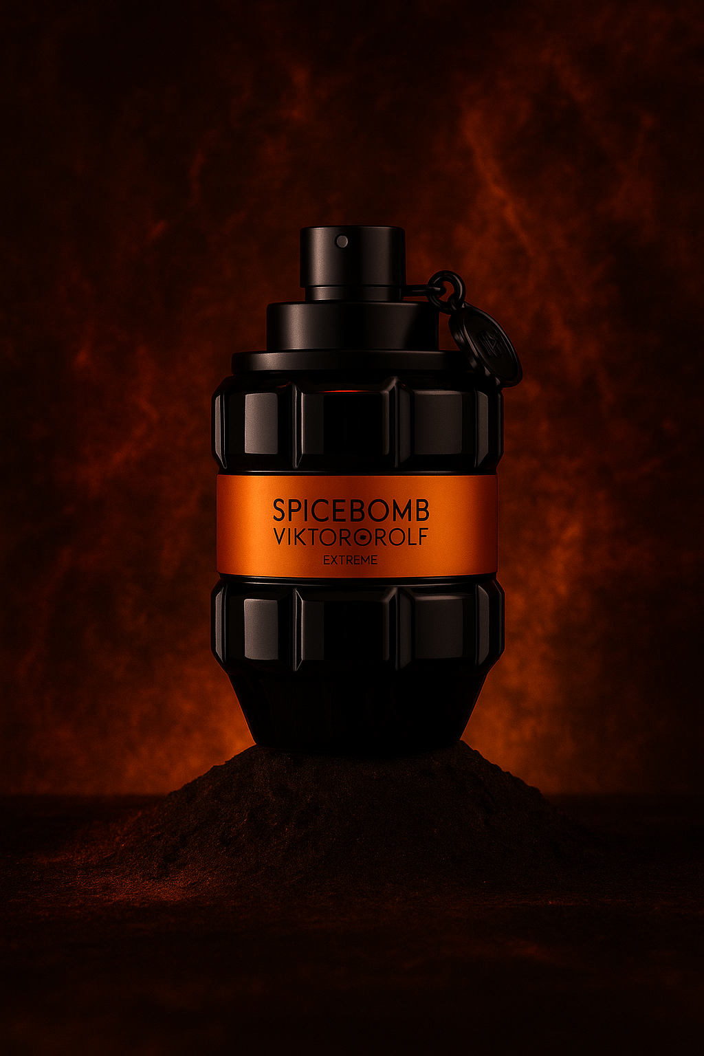Spicebomb Extreme Sample fragrance bottle display – Try a decant from Scent Suave