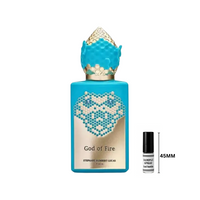 Stephane Humbert Lucas God of Fire Sample full bottle image on white background – Sample this fragrance at Scent Suave