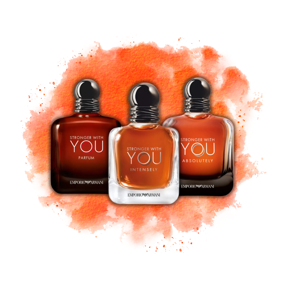 Stronger With You Trio Pack full bottle image on white background – Sample this fragrance at Scent Suave