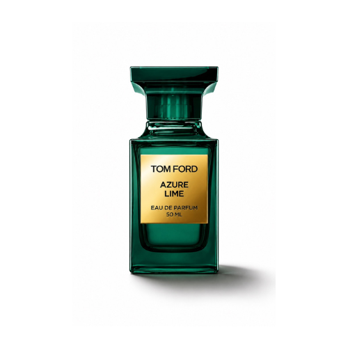 Tom Ford Azure Lime Eau de Parfum green fragrance bottle on a clean white background