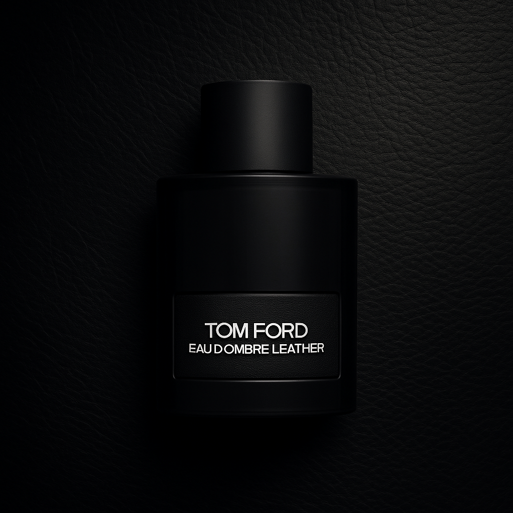 Tom Ford Eau d'Ombré Leather Sample fragrance bottle display – Try a decant from Scent Suave