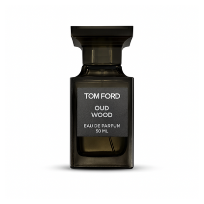 Tom Ford Oud Wood Eau de Parfum 50ml bottle – luxury men's fragrance with oud, sandalwood, and amber notes