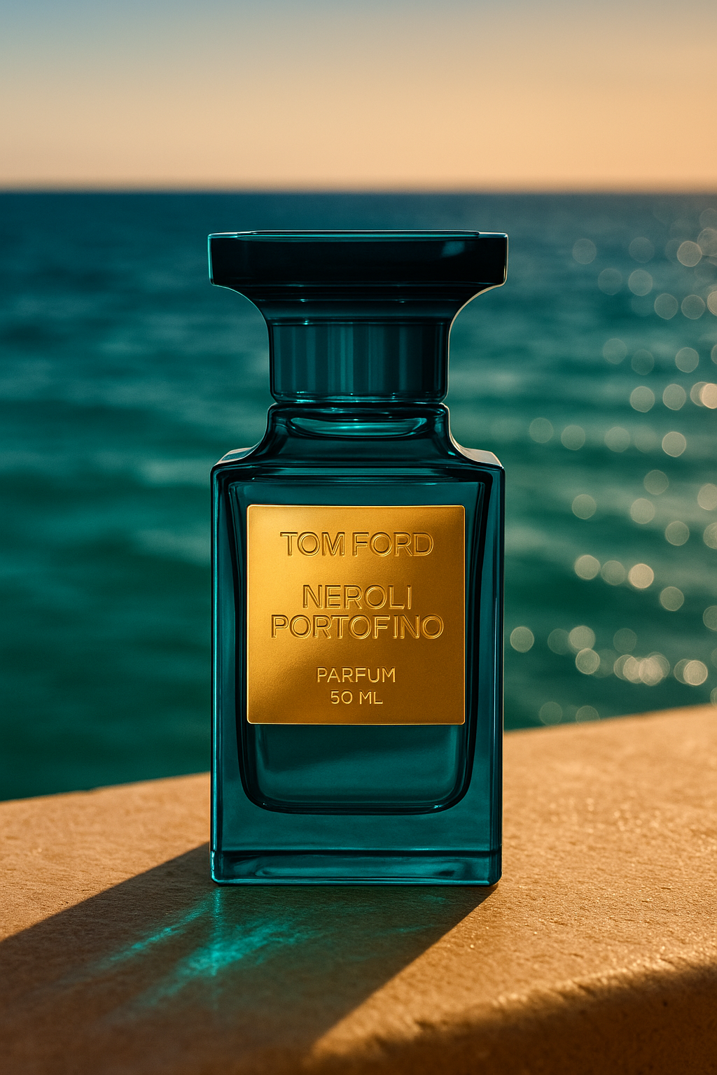 Tom Ford Neroli Portofino Parfum Sample fragrance bottle display – Try a decant from Scent Suave