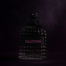 Valentino Uomo Born In Roma Eau de Toilette Sample fragrance bottle display – Try a decant from Scent Suave