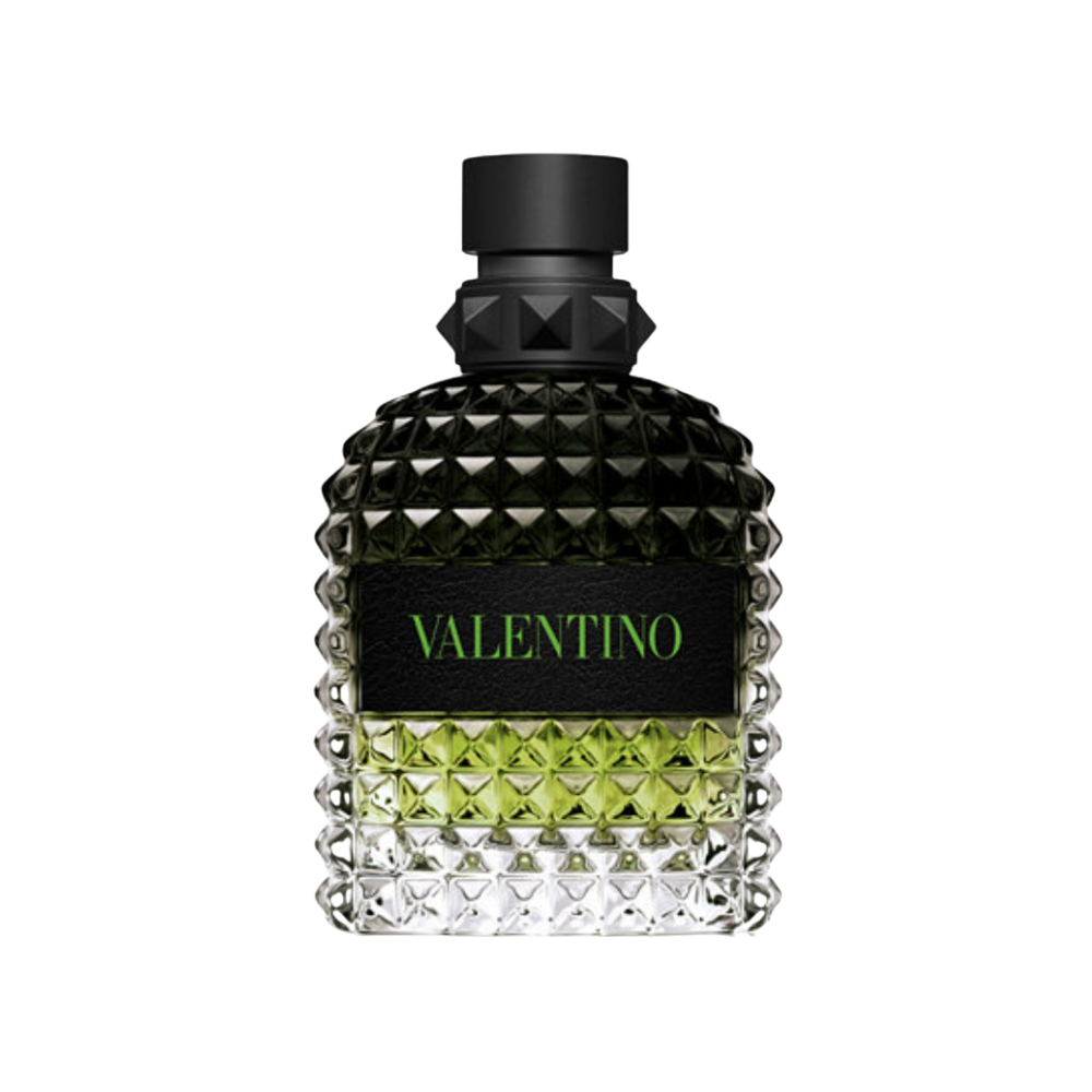 Valentino Uomo Born In Roma Green Stravaganza Sample full bottle image on white background – Sample this fragrance at Scent Suave