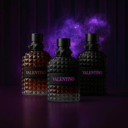 Valentino Trio Sample Pack Sample fragrance bottle display – Try a decant from Scent Suave